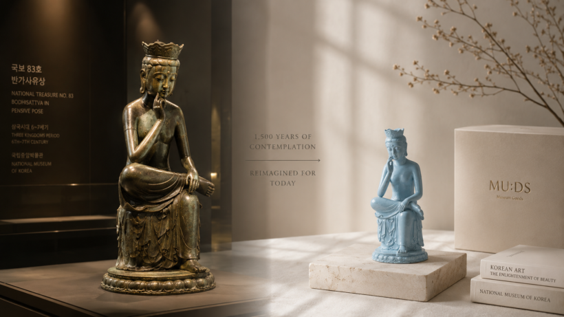 National Museum of Korea Pensive Bodhisattva and MU:DS miniature