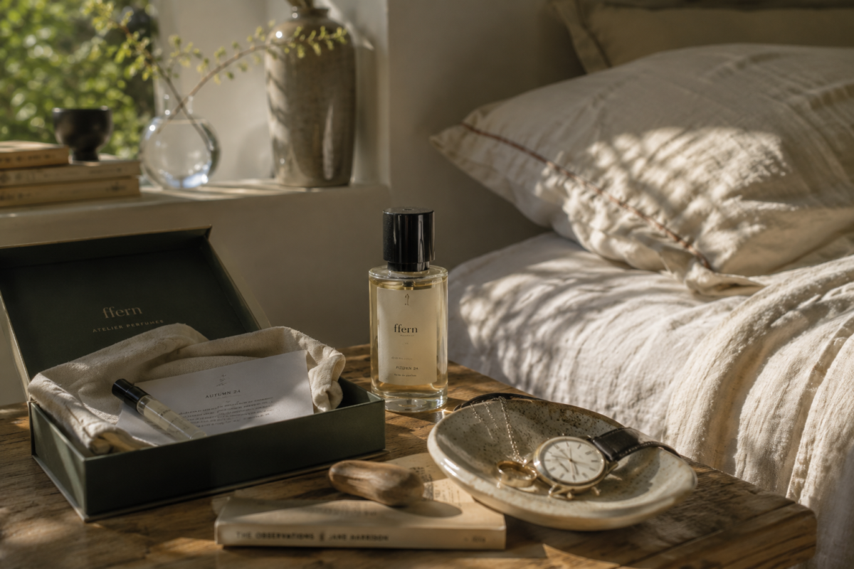 A limited seasonal perfume becoming part of an ordinary daily fragrance routine